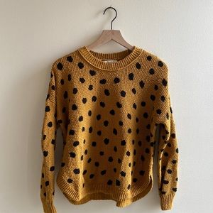 Polka dot madewell sweater